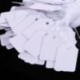 BBTO Etiquetas de Marcas de Regalo de Papel Blanco Etiquetas de Precio de Joyería con Hilo Etiquetas de Ropa, 500 Piezas, 18 