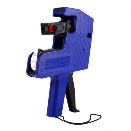 MX-5500 8 Dígitos Pistola de Etiqueta de Precio Máquina de Etiquetas de Precios de 8 Dígitos para Oficina, Tiendas Azul 
