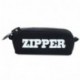JUNGEN Estuche de Lápiz de moda Bolso de la pluma de la capacidad grande con patrón"zipper" bolso del lápiz de lona bolsas de