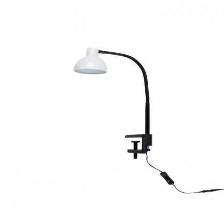MiniSun - Moderna lámpara de mesa LED Kaula - Para escritorio, ajustable y con pinza - Con LED integrado