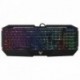 PICTEK Teclado Gaming, 【2019 Versión】26 Teclado para Juegos Anti-Fantasma Rainbow LED Retroiluminado Teclado, Teclado Gaming 