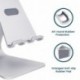 Rampow Soporte Móvil -GARANTÍA DE POR VIDA- Soporte Universal de Aluminio para Teléfono Móvil como iPhone X/8/7/7 Plus, Samsu