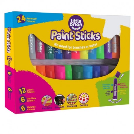 Poco Brian lbps10cmda24 Paint Sticks Bumper Pack, Colores Surtidos