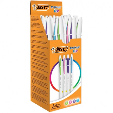 BIC Cristal UP - Pack de 20 bolígrafos