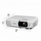 Epson EH-TW610 - Proyector 3000 lúmenes ANSI, 3LCD, 1080p 1920x1080 , 10000:1, 16:9, 762 - 7620 mm 30 - 300" 