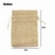 RUBY - 50pcs Bolsita Saco de Yute 9cm x 13cm para Regalo Joyeria Beige 