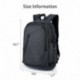 Mochila para viaje portátil con bolsa de viaje USB, compartimento para auriculares y cerradura, mochila resistente al agua pa