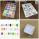 Bestele 24 Colores Lavable Almohadillas de Tinta Para Niños, Arco Iris Color de Huellas Dactilares Almohadilla de Tinta Para 