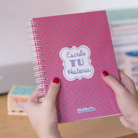 La mente es maravillosa-Cuaderno A5-Regalo para amiga con dibujos- HISTORIA-ESP