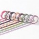 24 rollos de Washi Tape Set - 24 Rollos de 8 mm de ancho, cinta adhesiva decorativa para DIY Craft Scrapbooking envoltura de 