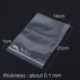 DEOMOR 100pcs Bolsas de Plástico Transparente con Cierre Zip 14x20cm para Alimentos Galletas Caramelos Bombones Regalos Joy
