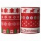 8x Washi Tape Navidad Christmas Cintas Decorativas DIY 15mm x 10m Design 9050 