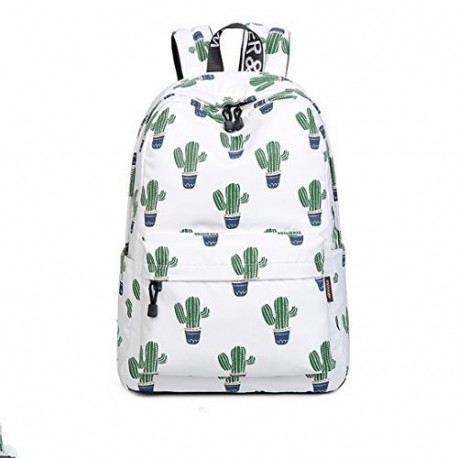 Joymoze Bonita Mochila Escolar Impermeable Para Niños y Niñas - Cartera Ligera de Estampado Elegante Cactus 844