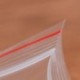 100 bolsas de plástico con autocierre, plástico, Transparente, 10*15cm