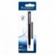 Waterman Graduate 2029061 Allure pluma estilográfica, laca negra mate, tinta azul