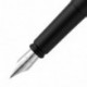 Waterman Graduate 2029061 Allure pluma estilográfica, laca negra mate, tinta azul