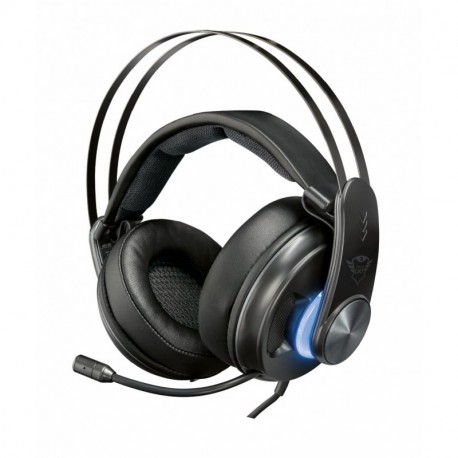 Trust GXT 383 Dion - Auriculares Gaming, Sonido Envolvente Surround 7.1, Negro
