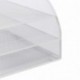 Osco – Papelera ártico blanco wiremesh 3 Tier Bandeja para cartas montado 