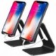 COOLOO Soporte Móvil, [2 Unidades] Compatible iPhone Dock Metal Base para Teléfono e Smartphones Compatible iPhone XR XS MAX 