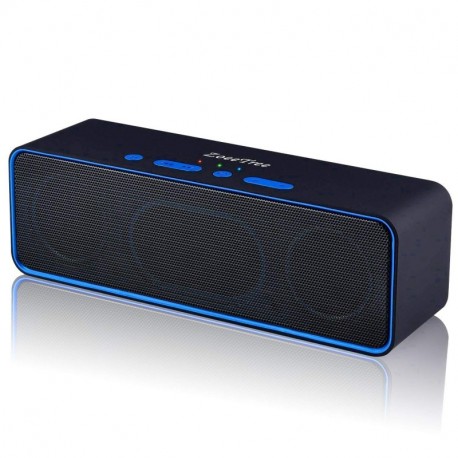 ZoeeTree S4-black Altavoz Bluetooth Portatiles Inalámbrico Portátil 4.2 Estéreo con 10W Driver Doble, Llamadas Manos Libres 3