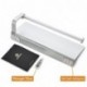 Wangel Soportes de Pared para Portarrollos de Cocina, Pegamento Patentado + Autoadhesivo, Aluminio, Acabado Mate, Portarrollo