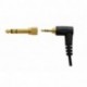 Metronic 480143 - Auricular TV/HiFi con Cable 6mts, Adaptador Jack 3,5 + 6,3, Negro