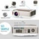 HD Video Projector Bluetooth WiFi 1080P 4200 Lumen Wxga Wireless Home Cinema LED LCD Projector Outdoor Movie Gaming HDMI USB 
