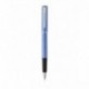 Waterman Allure Stylo Plume, Laque Bleue, Plume Acier de Taille Fine - Dans son écrin