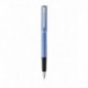 Waterman Allure Stylo Plume, Laque Bleue, Plume Acier de Taille Fine - Dans son écrin