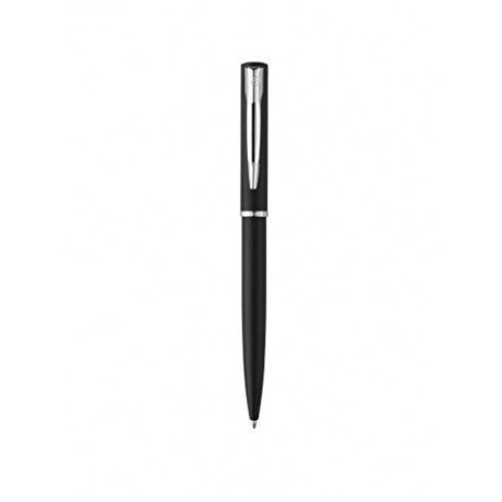 waterman-allure: bolígrafo laca negra mate, con motivos cromados, Mecanismo de pulsador de – en su écrin