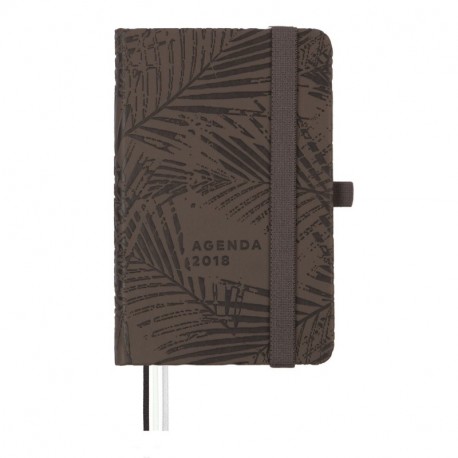 Finocam Design - Agenda 2018, semana vista apaisada, diseño kentia, español, 82 x 127 mm, 80 g/m²