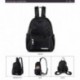 Mini Mochila de Nylon Impermeable Mochilas Mujer Tipo Casual Pequeña Bolsos Bandolera con Bolsillo Delantero y Trasero para D