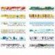 24 rollos cinta adhesiva decorativa washi tape, diferentes estilos - Cinta de carrocero para álbumes de recortes