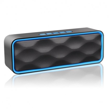 Aigoss Altavoz Bluetooth Inalámbrico Portátil Para Exteriores con Audio HD y Graves Mejorados, Altavoz de Doble Controlador I