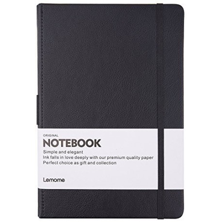 Cuaderno Rayas/Lined Notebook - Journal Forrado de Tapa Dura con Bolsillo para Escribir en Página + Divisores de Regalos, en 