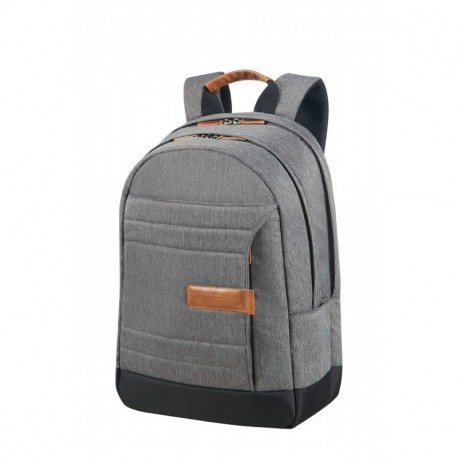 American Tourister Sonicsurfer - Laptop Backpack 15.6" Mochila Tipo Casual, 44 cm, 24.5 Liters, Gris Herringbone 