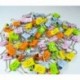 Rapesco Accesorios - Caja de 80 pinzas / clips de 19mm, hasta 75 hojas con sonrisas en colores variados