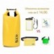 Premium bolsa estanca20L impermeable seca PVC- Set de bolsa estanca con funda táctil de móvil y bolsa cintura para playa y de