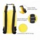 Premium bolsa estanca20L impermeable seca PVC- Set de bolsa estanca con funda táctil de móvil y bolsa cintura para playa y de