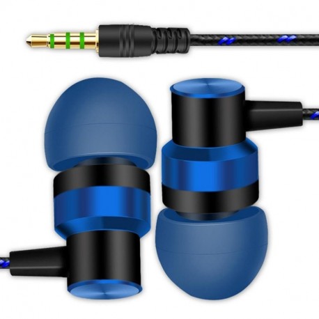 Auriculares con micrófonos Sannysis auriculares in ear headphone con cable 3.5mm de alta calidad deportivos para móvil y mp3 