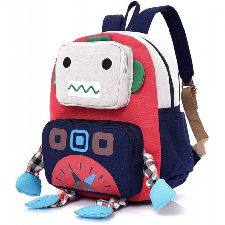 Mochila Infantil PequeñA Bebes Guarderia Perdidos-Anti ArnéS De Seguridad Del Robot NiñO NiñA