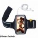 Smart Technic Brazalete Deportivo para Running, Gimnasio,Hípica,Ciclismo,Acampada, Caminar, con un Bolsillo para Llaves,Auric