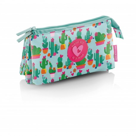 Agatha Ruiz de la Prada Agatha Ruiz De La Prada 16763 - Portatodo Triple, Diseño Cactus Portatraje de Viaje