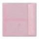 Transparente Sobres dier Pueblo Spectral cuadrado 160 x 160 mm, color Rosa-Transparent 25 Stück