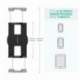 UGREEN Soporte Metálico iPad Tablet y Móvil, Brazo Articulado Pinza Ajustable para 4-12.9 Pulgadas Tablet iPad Air 2 / iPad M