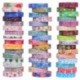 Juego de 48 rollos de cinta adhesiva washi decorativa de 8 mm de ancho, diseño colorido de flores, para manualidades, álbumes