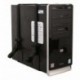 Techly ICA-CS 62 Desk-Mounted CPU Holder Negro - Soporte Desk-Mounted CPU Holder, Escritorio, 20 kg, Negro, Vertical, 23,5 c