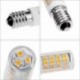 Anpro 8pcs E14 5W Tornillo blanco cálido LED Lámparas, 360 ° Ángulo de haz, no regulable, 360lm
