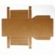 Caja para regalo automontable, set 25 unidades 14 x 14 x 2,5 Kraft 