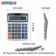 OFFIDIX oficina calculadora oficina escritorio calculadora, Solar y batería Dual Power electrónico calculadora portátil panta